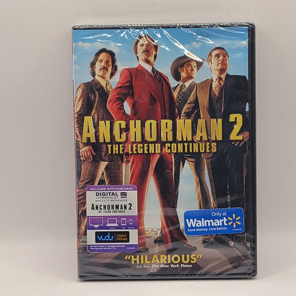 Anchorman 2: the Legend Continues (DVD) new